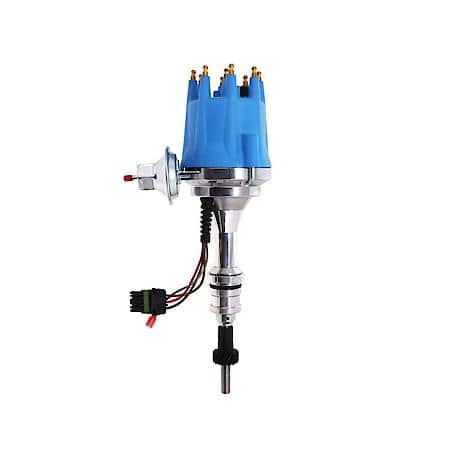 Ford V8 5.0 L EFI to Carb Pro Series Ready to Run Distributor with Blue Cap
