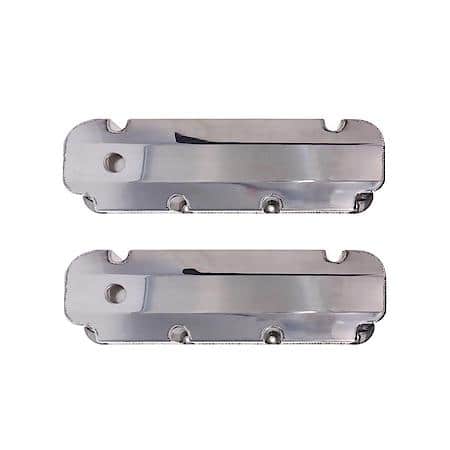 Ford Big Block V8 (429/460) Polished Fabricated Aluminum  Valve Covers