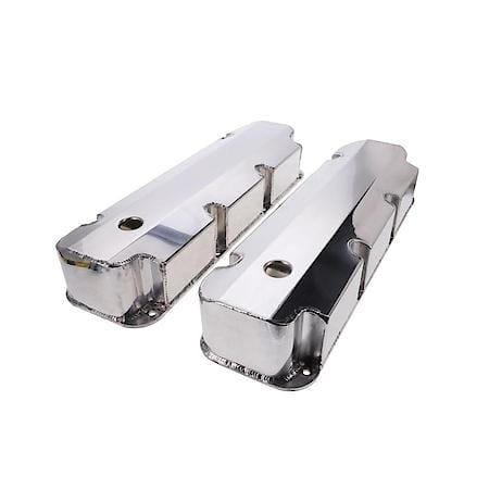 Ford Big Block V8 (429/460) Polished Fabricated Aluminum  Valve Covers