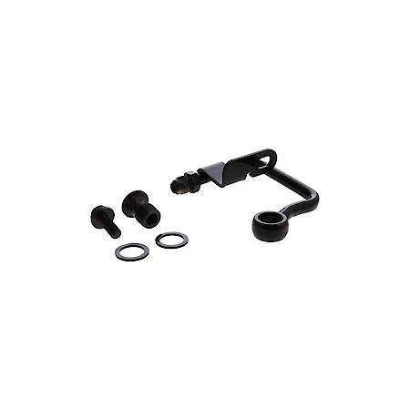 GM Type II Power Steering Pump Mid-Mount Hardline - Black