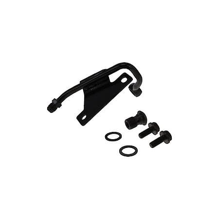 GM Type II Power Steering Pump Low-Mount Hardline - Black