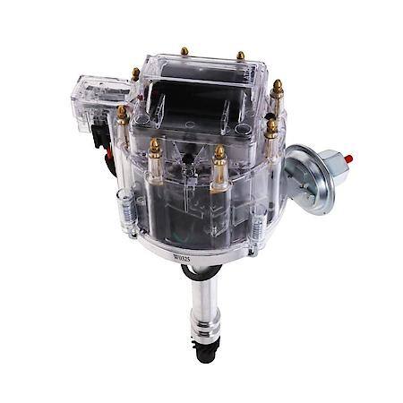 Chevy SB/BB V8 HEI Distributor - Clear