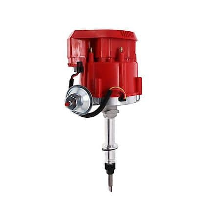 Chevy 194-292 Late L6 HEI Distributor with Super Cap - Red