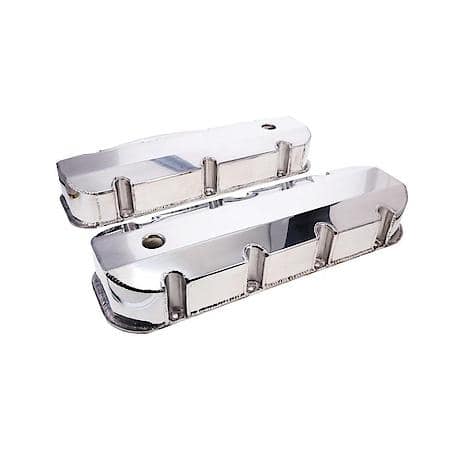 Chevy Big Block V8 (396-454) Polished Fabricated Aluminum  Valve Covers