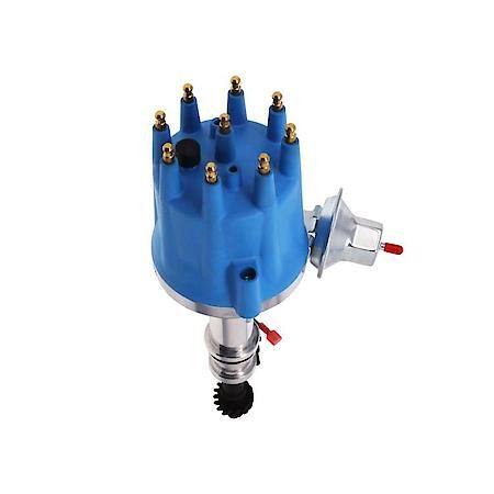 Ford Big Block 351C 351M 400 Pro Series Ready to Run Distributor with Blue Cap