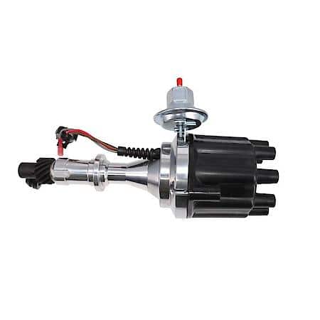 Pontiac V8 (301-455) Pro Series Ready to Run Distributor with Black Cap