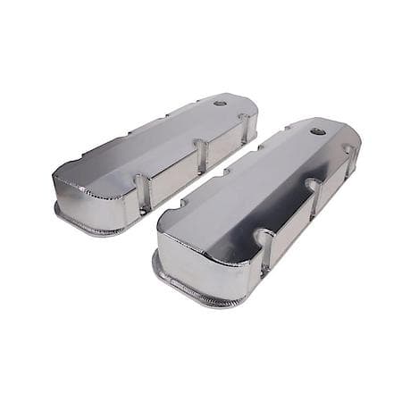 Chevy Big Block V8 (396-454) Clear Anodized Fabricated Aluminum  Valve Covers