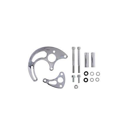 Chevy Big Block Long Water Pump Chrome Aluminum  Power Steering Pump Bracket