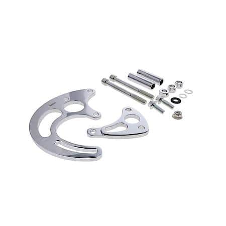 Chevy Big Block Long Water Pump Chrome Aluminum  Power Steering Pump Bracket