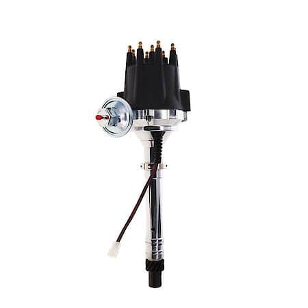 Chevy SB/BB V8 Pro Series Pro Billet Distributor with Vacuum Advance - Black