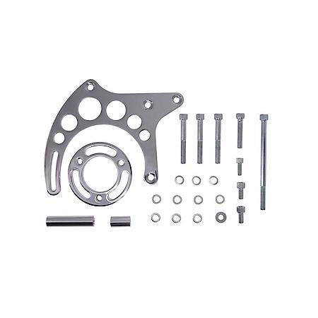 Chevrolet Small Block Long Water Pump Chrome Aluminum  10SI Alternator Bracket