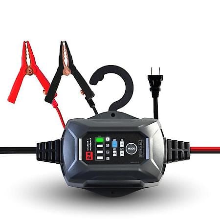 RUGGED 2A Car Battery Charger and Maintainer, 3-in-1, 6V/12V, SC1678