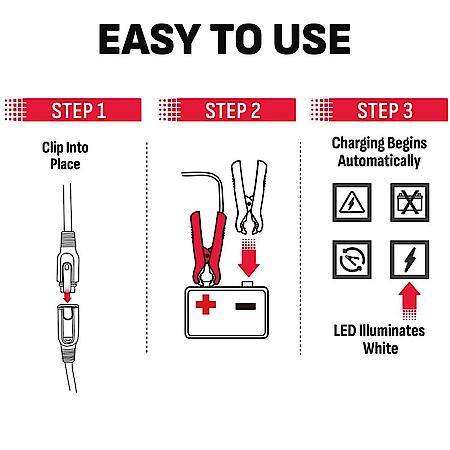 Extended-Reach Battery Cable, Quick-Connect, 16 AWG, Adds 10 Feet, SA952
