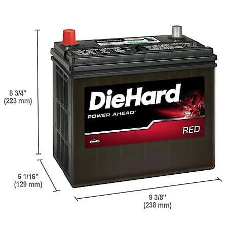 Battery: 51R Group Size, 410 CCA, 510 CA, 70 Minute Reserve Capacity, Reliable Starting Power