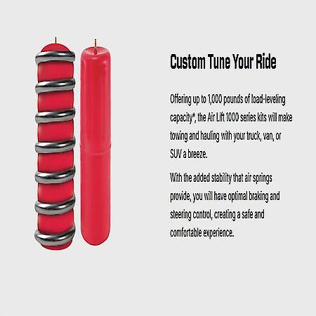 Inside Coil Spring Mount; Up To 1000 Pounds Of Leveling Capacity; Polyurethane