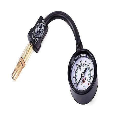 Full Sweep; 0 To 100 Psi; Analog Display; White Face/ Chrome Bezel; Illuminated