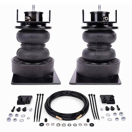 Air Spring; Frame Mount; Up To 3400 Pounds Of Leveling Capacity; Rubber