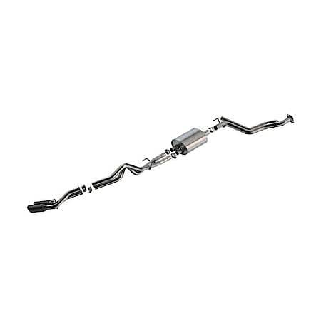 T-304 Stainless Steel, With Muffler, 2-3/4 Inch To 2-1/4 Inch Pipe Diameter