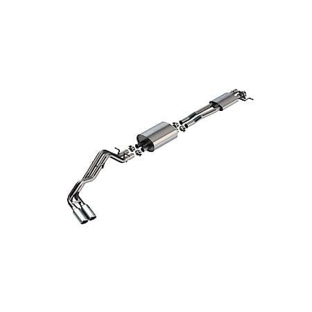 T-304 Stainless Steel, With Mufflers, 2-1/4 Inch Pipe Diameter, Truck Side Exit