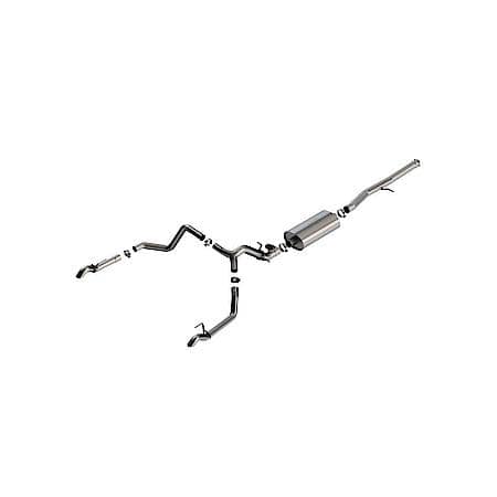 T-304 Stainless Steel, With Muffler, 3-1/2 Inch To 2-3/4 Inch Pipe Diameter
