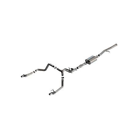 T-304 Stainless Steel, With Muffler, 3-1/2 Inch Into To 2-3/4 Inch Pipe Diameter