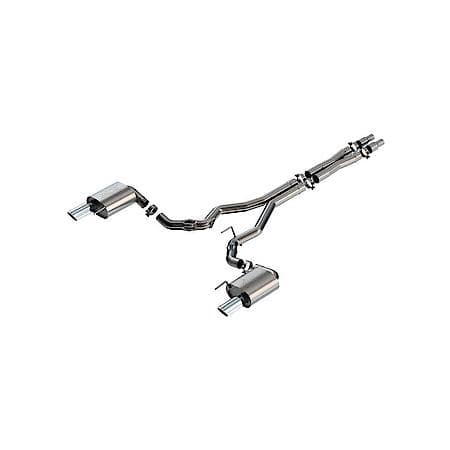 T-304 Stainless Steel, With Mufflers, 3 Inch Pipe Diameter, Split Rear Exit