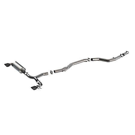 T-304 Stainless Steel, With Muffler, 3-1/2 Inch Into 3 Inch Pipe Diameter