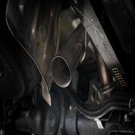 T-304 Stainless Steel, With Muffler, 3 Inch Pipe Diameter, Right Rear Exit