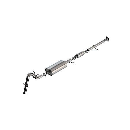 T-304 Stainless Steel, With Muffler, 3 Inch Pipe Diameter, Right Rear Exit