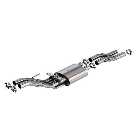 Mid Section, T-304 Stainless Steel, With Muffler, 3 Inch Pipe Diameter