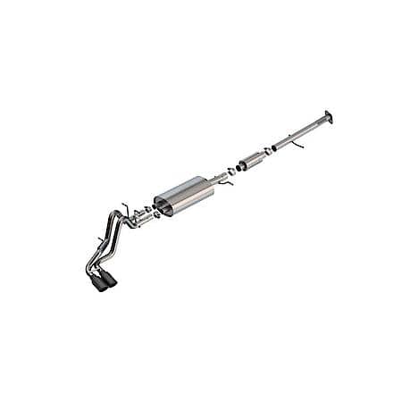 T-304 Stainless Steel, With Muffler, 3 Inch To 2-1/4 Inch Pipe Diameter