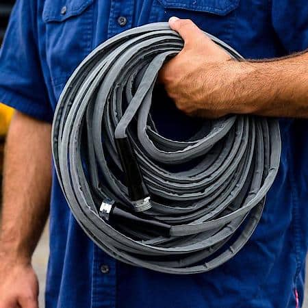 FiberFlex All-Purpose Fabric Hose, 5/8 in. x 50 ft., Grey