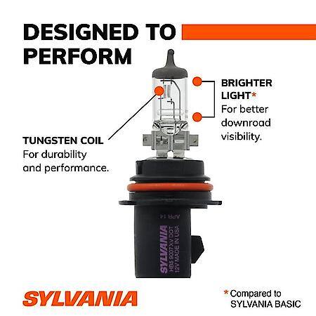 9007 XtraVision: Halogen Headlight Bulb, More Downroad Visibility, 2 Pack