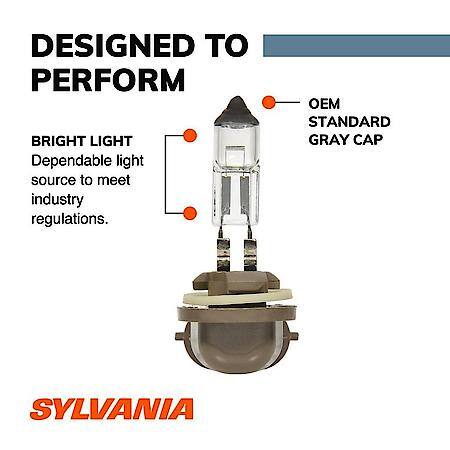 898 Basic: Halogen Fog Bulb, Basic Performance, 1 Pack
