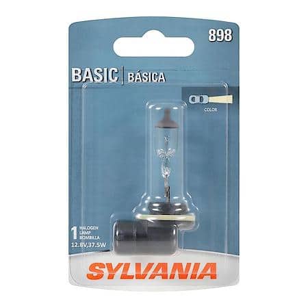 898 Basic: Halogen Fog Bulb, Basic Performance, 1 Pack
