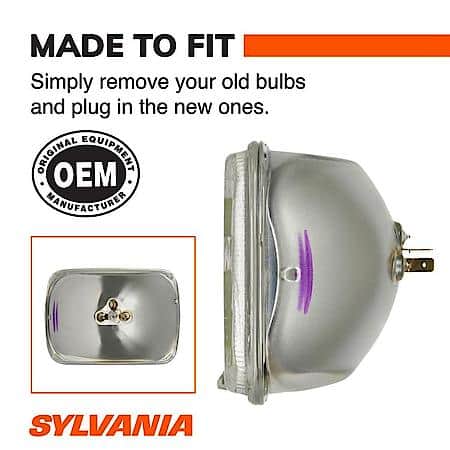 H6054 SilverStar: Sealed Beam Headlight, Brighter and Whiter Light, 1 Pack
