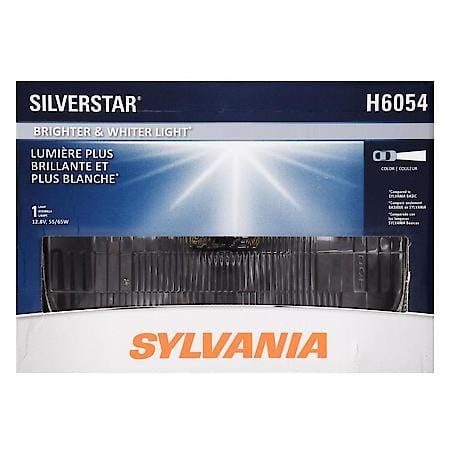 H6054 SilverStar: Sealed Beam Headlight, Brighter and Whiter Light, 1 Pack
