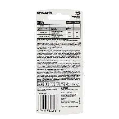 9007 XtraVision: Halogen Headlight Bulb, More Downroad Visibility, 1 Pack