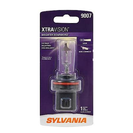 9007 XtraVision: Halogen Headlight Bulb, More Downroad Visibility, 1 Pack