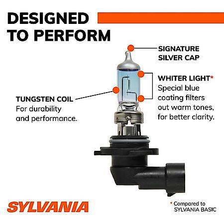 9145 SilverStar: Halogen Fog Bulb, Brighter Downroad and Whiter Light, 1 Pack