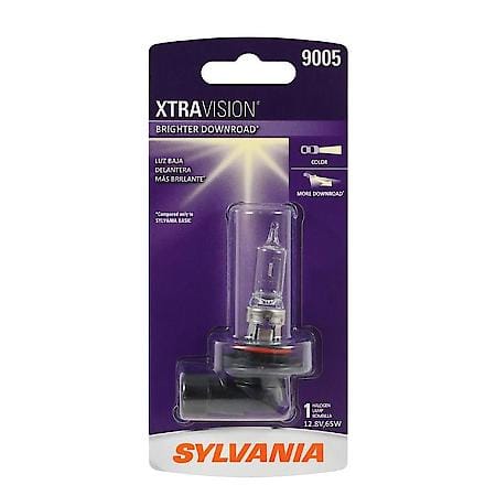 9005 XtraVision: Halogen Headlight Bulb, More Downroad Visibility, 1 Pack
