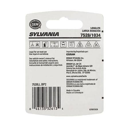 7528 Long Life: Mini Bulb, Standard Performance, 2 Pack