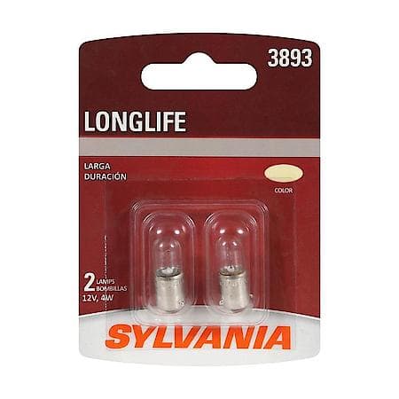 3893 Long Life: Mini Bulb, Standard Performance, 2 Pack