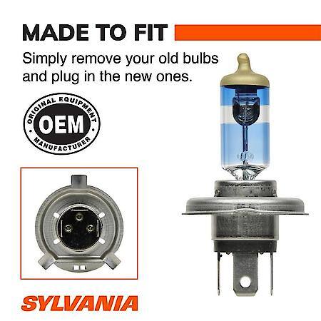 9003 SilverStar Ultra: Halogen Headlight Bulb, Brightest Downroad and Whiter Light, 1 Pack