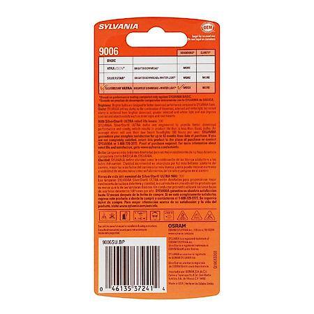 9006 SilverStar Ultra: Halogen Headlight Bulb, Brightest Downroad and Whiter Light, 1 Pack