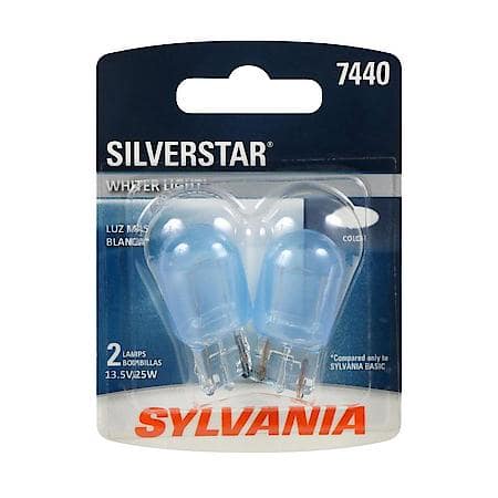 7440 SilverStar: Mini Bulb, High Performance, 2 Pack