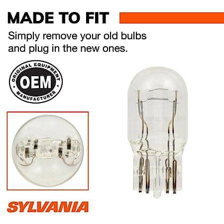 7443 Long Life: Mini Bulb, Standard Performance, 2 Pack