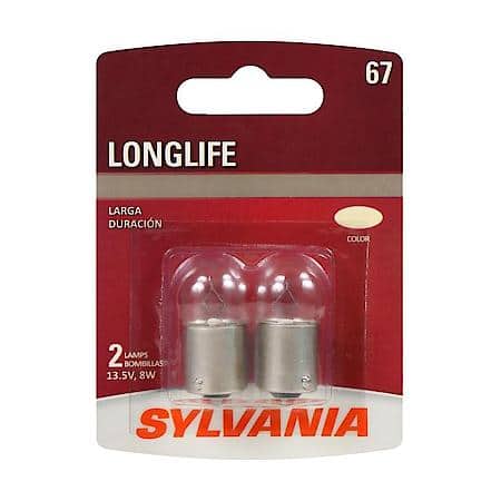 67 Long Life: Mini Bulb, Standard Performance, 2 Pack