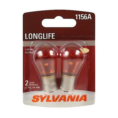 1156A Long Life: Amber Mini Bulb, Standard Performance, 2 Pack