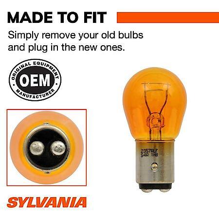 2357A Long Life: Amber Mini Bulb, Standard Performance, 2 Pack
